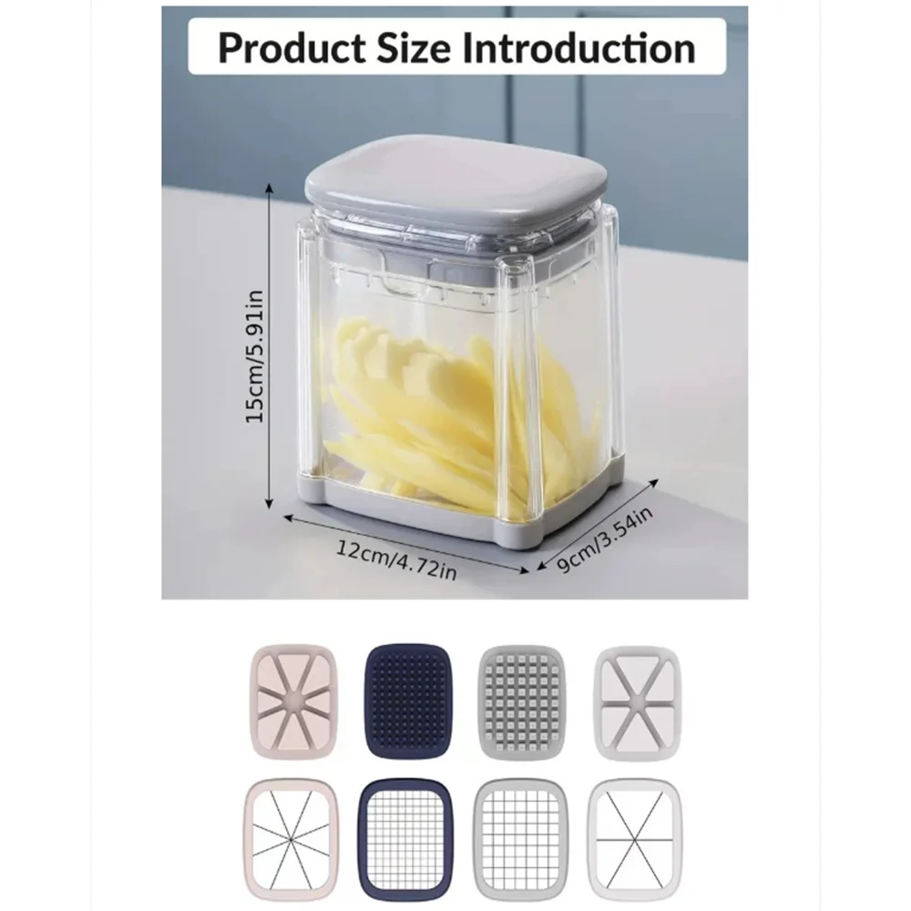 Blade inserts, push guard, and cleaning tools for the cutter